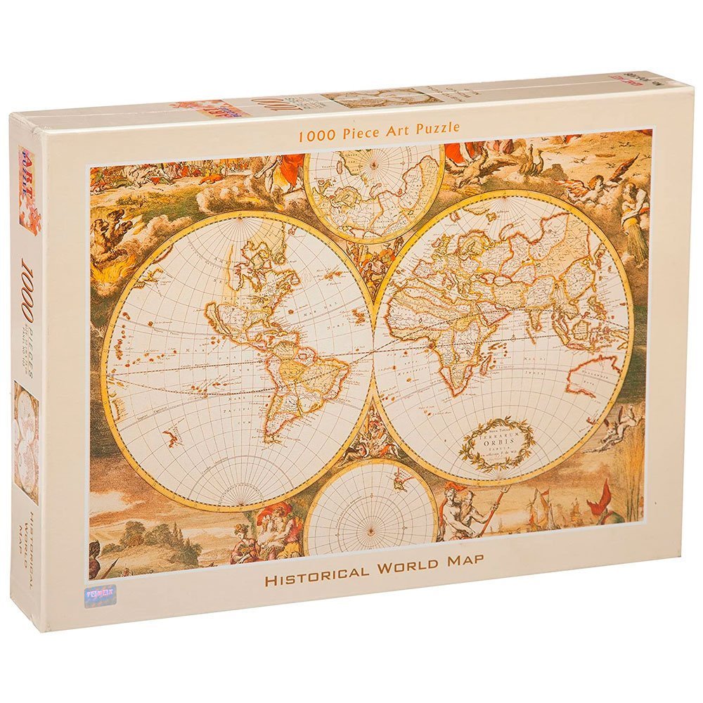 TOMAX PUZZLE 1000 PIEZAS ART PUZZLE HISTORICAL WORLD MAP TOMAX PUZZLE 1000 PIEZAS ART PUZZLE HISTORICAL WORLD MAP